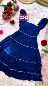 🎀 MYDU SALE - MS 2242 | Đầm 2 Dây Cổ Vuông 4 Tầng Trẻ Trung Dự Tiệc 🎀