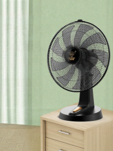 Diamond | Compact Desktop Home Desk Student Dormitory Swing Timer Quiet Fan