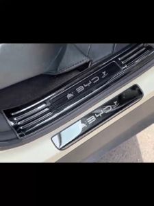 ZLWR BYD Dolphin เกณฑ์แถบป้องกันเหยียบประตูแถบเกณฑ์รถเกณฑ์แถบป้องกัน อุปกรณ์ตกแต่งภายใน