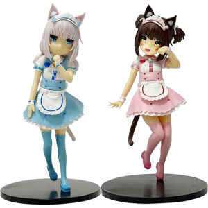 18cm Anime NEKOPARA Figure chocola And vanilla Cute Stand Animation Model Toys Gifts Collection Decoration Ornaments PVC