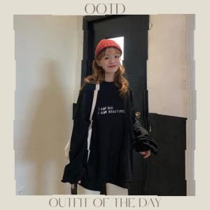 LHSunshine ไทยแลนด์สปอต🚛 เสื้อแฟชั่นสุดปัง เสื้อแขนยาวผู้หญิงสวยๆ ทรงแขนยาวสกรีนลายสีพื้นน่ารัก แดดเมืองไทยต้องใส่แขนยาวเท่านั้นจ่ายสวย ตรงปก ไม่จกตา🎀