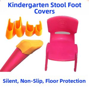 Quiet Anti-Slip Chair Leg Covers Protect Floor from Wear And Noise Ideal for Kindergarten And Toddler Chairs Home Furniture