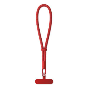 YINGYUE | Theft-proof Adjustable Multifunctional Red Cell Phone Lanyard for Wearing on Wrist or Neck