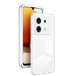 3 in 1 Full Body Protection Clear Case for Infinix Zero 30 4g Hot 30i Note 30 4g 5g Pro Soft Silicone Luxury Cover