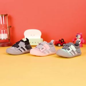 Childrens Casual Sports Shoes Mesh Breathable Boy Girls Walking Shoes Soft Soles Anti-skid Baby Walking Shoes Baby Sports Shoes