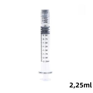 Kim Tiêm Thủy Tinh Có Thể Nạp Trước 1ml/2.25ml/3ml/5ml Chất Liệu Borosilicate Đầu Nối Luer Lock Dùng Cho Huấn Luyện Y Tế