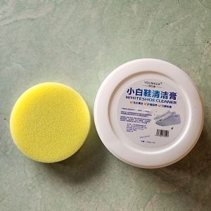 kem lau giầy dép da đen và trắng 260g tặng miếng lau