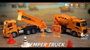 Đồ Chơi Xe Tải Ben Trẻ Em Điều Khiển Từ Xa 6 Kênh Cho Bé Trai