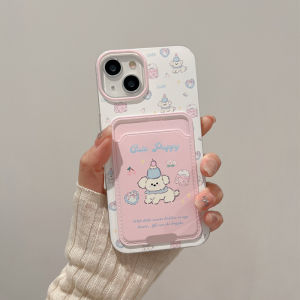 Silicone Phone Case for OPPO Reno11 Reno12 Reno10 Reno9 Reno8 Pro+ Female Version Full Cover with Hat Scarf Dog Card Bag