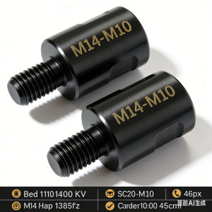 M14 to M10 Thread Adapter High Hardness Converter Stable Connection Angle Grinder Polisher Drill Hole Opener Extension Rod