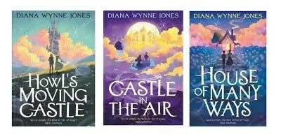 Land of Ingary Trilogy Howls Moving Castle Series 3 Books / Castle In The Air / House Of Many Ways - Fantasy Adventureo