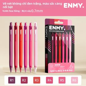 ENMI | Bút Dạ Kẻ Chống Trôi Đa Màu cho Vẽ Nghệ Thuật