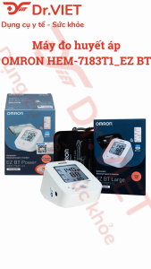 Máy đo huyết áp điện tử bắp tay OMRON HEM-7183T1_EZ BT Power/HEM-7183T1_EZ BT Large