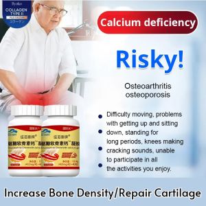 【Increase Bone Density/Repair Cartilage】Time Shape Glucosamine Chondroitin Calcium Capsules/氨糖软骨素钙胶囊/Joint Supplement Improve Joint Mobility Flexibility Protect Synovial Fluid