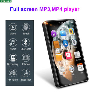 Portable MP4 Player HiFi Sound HD Video Player with Speaker 4 Inch Full Touch Screen 16GB BT 5.0 Mini Sport Walkman Recorder Ebook Support TF Card