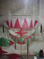 Layang layang bulan bintang (rangka layangan lengkap). 