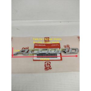 Emblem stiker Logo Huruf Lambang Tulisan Honda Accord semua tahun chrome