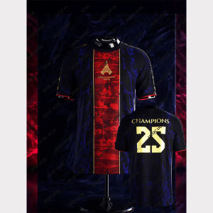 2025 Mens PSG  Special Edition Sports Football TShirt Kid/Adult Oversize Training Soccer Uniform Parisians No.25 Champion Jersey