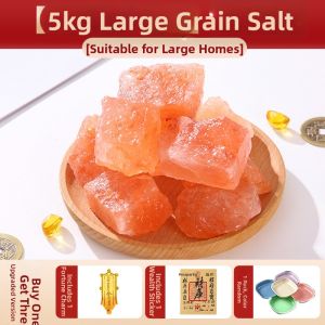BINYUE | Purifying Himalayan Rock Salt with Rose Pink Coarse Salt Decorative Display Item