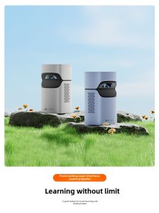 Witsee M1NanoPro Ultra Short Throw Projector 720P Ultra HD Portable Battery Built-In Mobile Projection TV Wall Bedroom Living Room