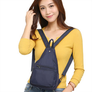 Mini Small Backpack Multi-Functional Multi-Pocket Lightweight Waterproof Travel Portable Small Womens Left and Right Shoulder Chest Bag