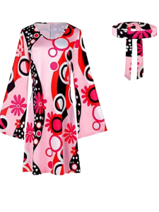 WUYIMEI | Hippie Disco Costume Set
