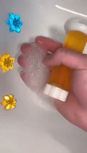 (Có hộp) Gel thơm làm sạch khử mùi vệ sinh Diệt khuẩn khử trùng bồn cầu hình bông hoa