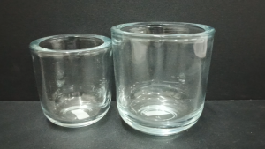 Thick Glass Candle Holder