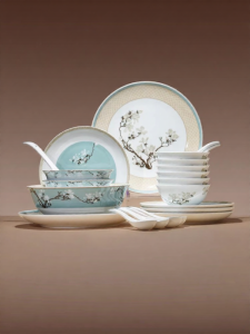 JINGDEZHEN | Attractive Ceramic Dinnerware Set Home Moving Gift Jingdezhen