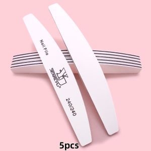 5/10/25/50pcs Nail Files 240/240 Grit Polishing Grinding Manicure Pedicure At Home Nail Buffers for DIY EVA Buffer for Salon