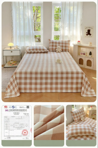 NAIYOUCHENG | 100% Cotton Thickened Bedding Set For Dorm