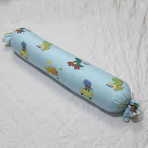 Long Cylinder Pillowcase Pure Cotton No Core Sleeping Pillow Cover Extra Large Full Cotton round Shape Modern Simple Style