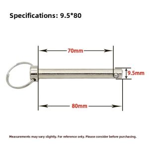 Quick Release Ball Head Safety Pin with Ball Bearing Locking Pin Axis 304 Alloy Steel Single Ball Plug Lock Tightening Pin