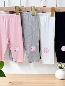 Girls Summer Slim Fit Five-divided Trousers