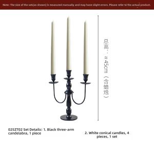 Vintage Freestanding Candelabra Decorative Lamp