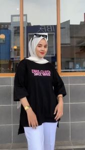Baju Wanita Terbaru 2024 Atasan Oversize Lengan 7/8 Combab 20s