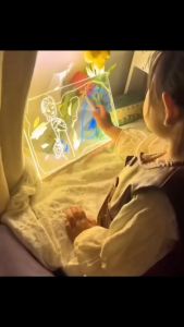 กระดานเขียน กระดาน lcd สามารถลบได้ กระดานบันทึกข้อความอะคริลิค แอลอีดี กระดานลบแห้ง กระดานวาดภาพสำหรับเด็ก พร้อมขายึด โน๊ตบอร์ดที่มีสี