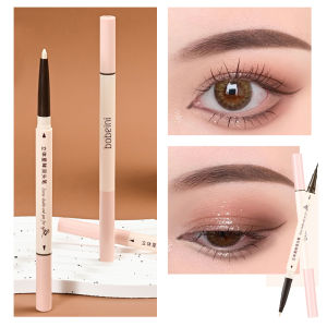 2 In 1 Brown Gel Eyeliner Pencil Ultra-slim Liquid Eye Liner Shadow Pen Smooth High Pigment Silkworm Gel Pen Lasting Eyes Makeup