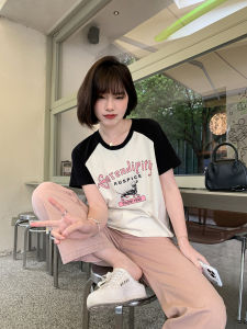 MASISI | Oversized Short Cropped Printed Comfortable Slenderizing Womens T-shirt