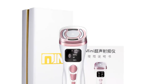 3 in 1 Mini HIFU RF EMS Facial Beauty Device Ultrasonic Microcurrent Face Lifting Skin Firming Wrinkle Care Beauty Machine for Face Neck Body Home Salon
