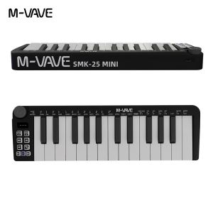 M-VAVE | Bàn Phím MIDI Mini 25 Phím Sạc Lại Được Qua USB M VAVE Thiết Bị Điều Khiển Di Động Dành Cho Sản Xuất Âm Nhạc Tại Nhà Và Biểu Diễn Sân Khấu