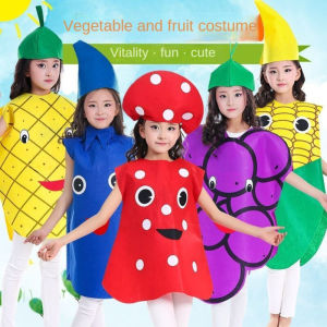 100-140Cm Childrens Fruit And Vegetable Clothing Role-Playing Halloween Christmas Costume Performance Show Costume