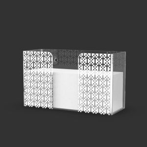 Kotak Tempat Penyimpanan Tisu Akrilik Bening & Dispenser Hand Paper Towel