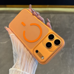 Slim Transparent Frosted iPhone17Promax Case Wireless Magnetic Absorption Lightweight Womens Style Full Cover Hard Shell Anti-Fall