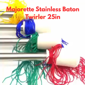 AP TRADING Majorette Stainless Baton Twirler (original)(Assorted color) ( Original ) (Professional Use)