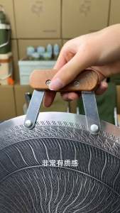 MOUNTAINHIKER Outdoor BBQ Grill Pan Cast Iron Non-Stick Smokeless Korean-Style Suitable for Camping
