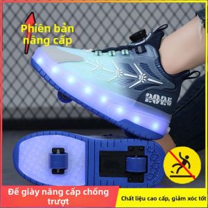 KUOBURENSHENG | Giày Trượt Bánh Xoay Điều Chỉnh Được cho Bé