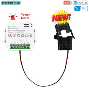 Công Tơ Điện Năng WiFi Hai Chiều Thông Minh 80A Với CT Cho Hệ Thống Năng Lượng Mặt Trời Giám Sát Qua Ứng Dụng Xuất Nhập Điện Báo Động Quá Tải Bằng Còi
