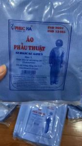 Áo Phẫu Thuật Tiệt Trùng Dùng 1 Lần Phúc Hà Số 1+ Số 2