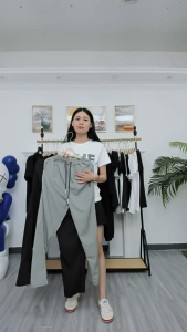 Trail Echo  กางเกงผู้ชายฤดูร้อนแบบไหมน้ำแข็ง สไตล์ธุรกิจลำลองระบายอากาศได้ดี